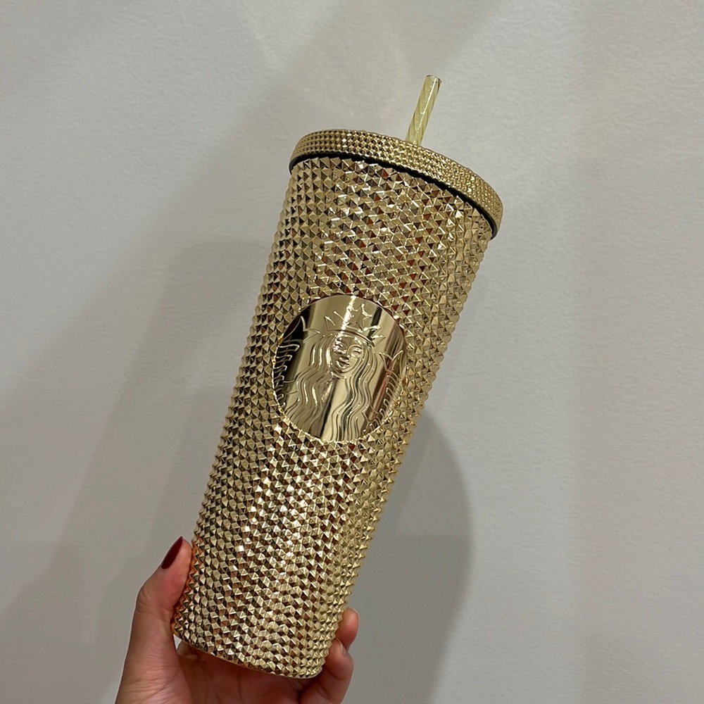 NEW GOLD STARBUCKS TUMBLER